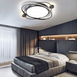 Plafoniera LED moderna Planet a filo 60 x 6 cm 36 W