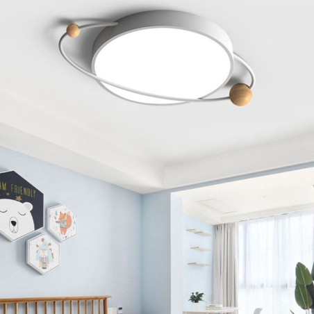Plafoniera LED rotonda Planet da soffitto a filo 36 W 65 x 6 cm