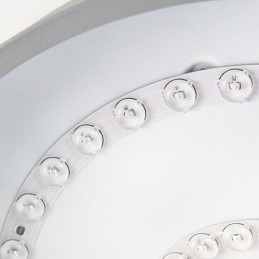 Plafoniera LED rotonda Planet da soffitto a filo 36 W 65 x 6 cm
