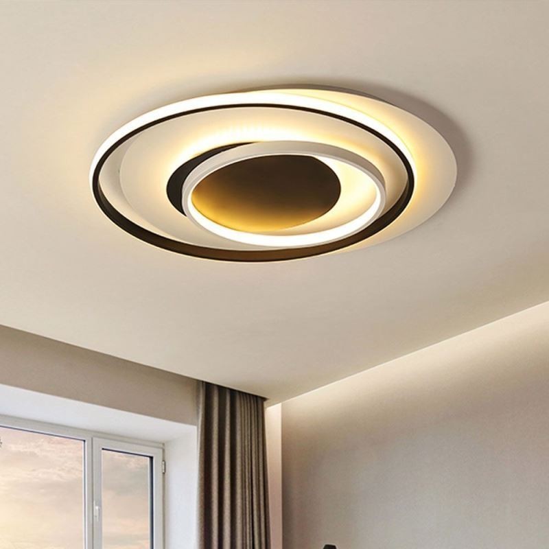 Plafoniera LED rotonda irregolare da soffitto 36 W 50 x 6 cm