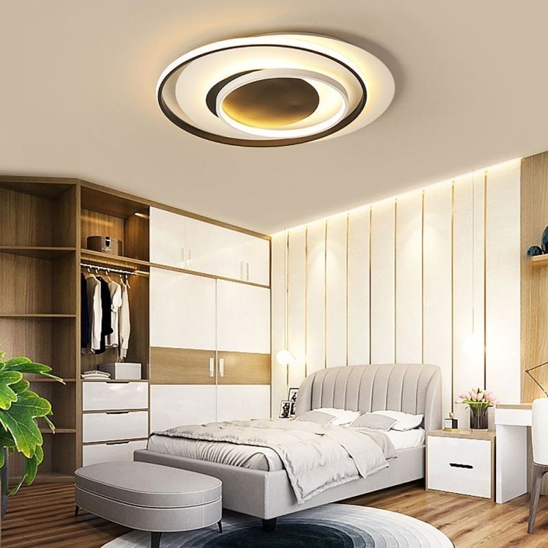 Plafoniera LED rotonda irregolare da soffitto 36 W 50 x 6 cm