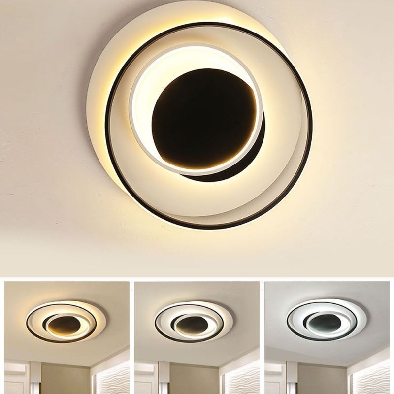 Plafoniera LED rotonda irregolare da soffitto 36 W 50 x 6 cm