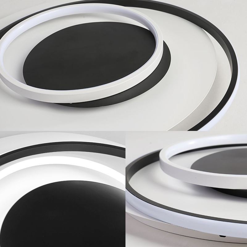 Plafoniera LED rotonda irregolare da soffitto 36 W 50 x 6 cm