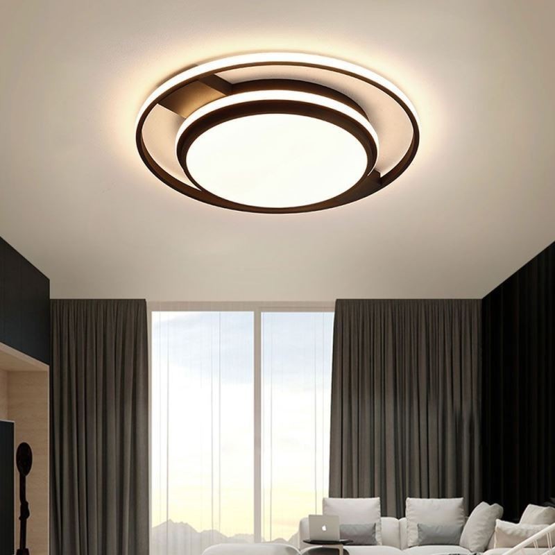 Plafoniera rotonda moderna minimalista a filo LED 36 W 50 x 6 cm
