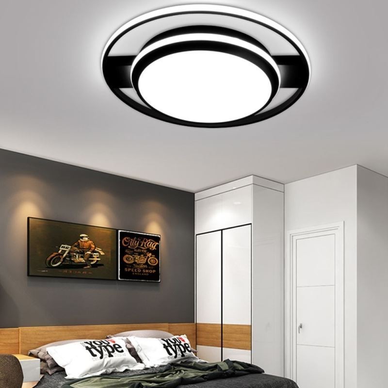 Plafoniera rotonda moderna minimalista a filo LED 36 W 50 x 6 cm