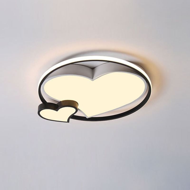 Lampada da soffitto a filo LED Double Hearts 30 W 50 x 6 cm