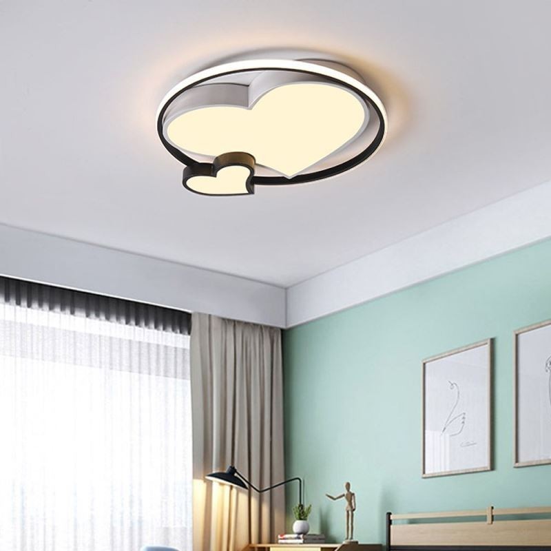 Lampada da soffitto a filo LED Double Hearts 30 W 50 x 6 cm