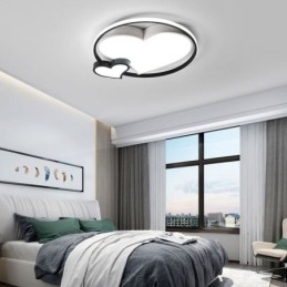 Lampada da soffitto a filo LED Double Hearts 30 W 50 x 6 cm