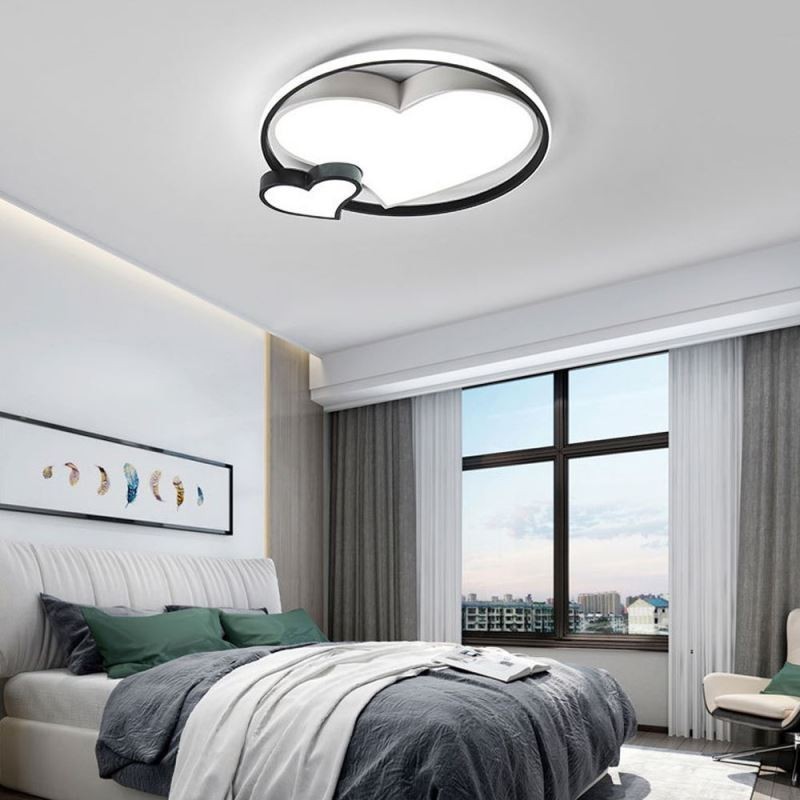 Lampada da soffitto a filo LED Double Hearts 30 W 50 x 6 cm