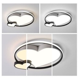 Lampada da soffitto a filo LED Double Hearts 30 W 50 x 6 cm
