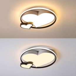 Lampada da soffitto a filo LED Double Hearts 30 W 50 x 6 cm