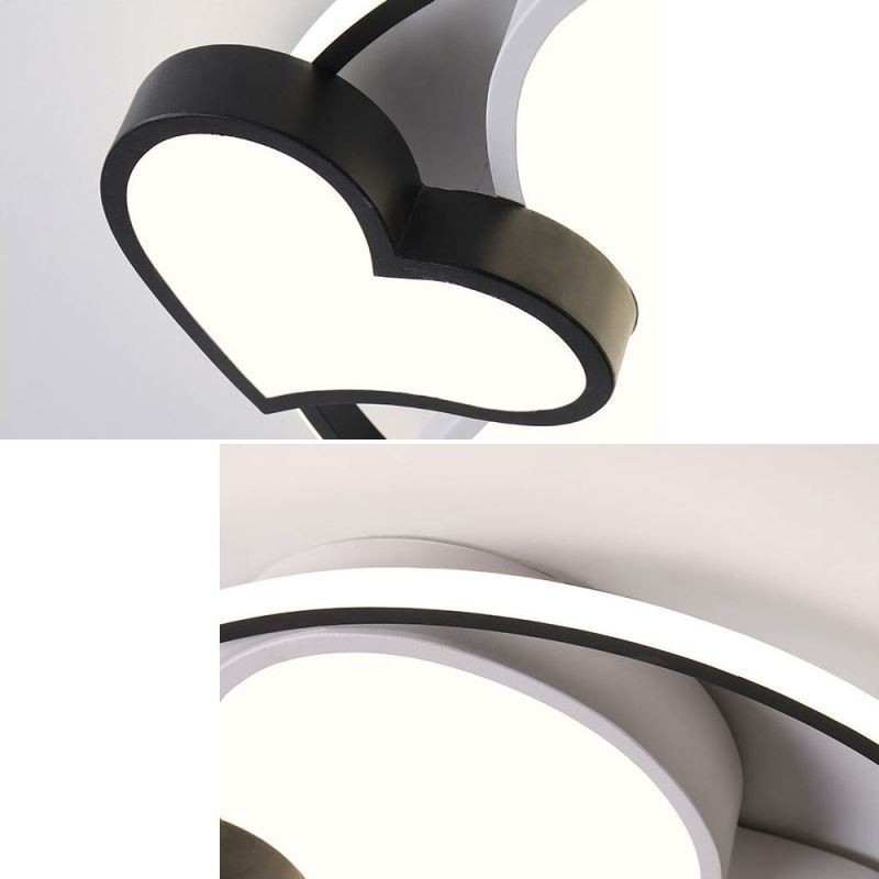 Lampada da soffitto a filo LED Double Hearts 30 W 50 x 6 cm