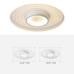 Plafoniera moderna circolare a filo minimalista