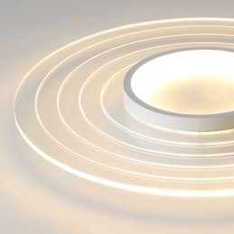 Plafoniera moderna circolare a filo minimalista