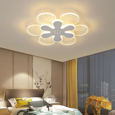 Plafoniera LED a forma di fiore da montaggio a filo