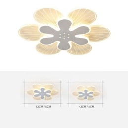 Plafoniera LED a forma di fiore da montaggio a filo