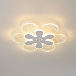 Plafoniera LED a forma di fiore da montaggio a filo