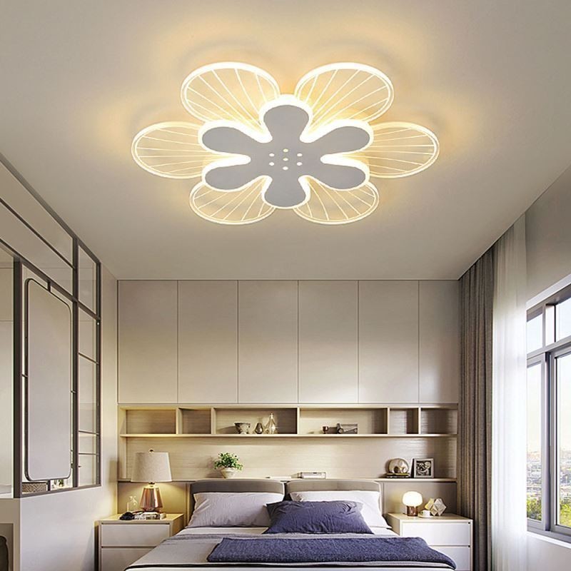 Plafoniera LED a forma di fiore da montaggio a filo