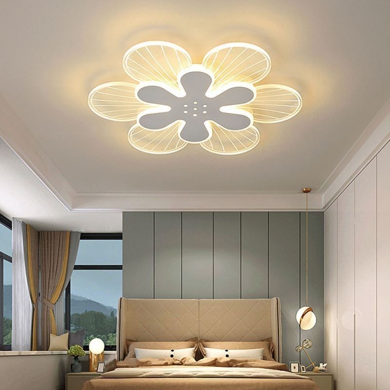 Plafoniera LED a forma di fiore da montaggio a filo