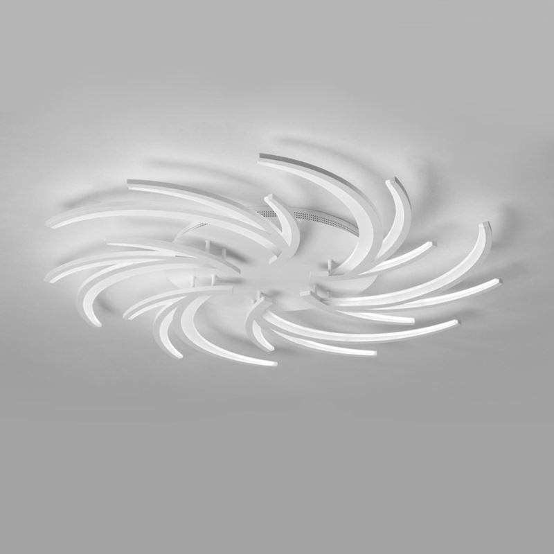 Plafoniera LED moderna a filo mulino a vento, design irregolare