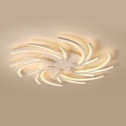 Plafoniera LED moderna a filo mulino a vento, design irregolare