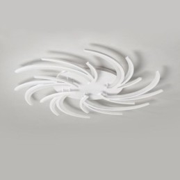 Plafoniera LED moderna a filo mulino a vento, design irregolare