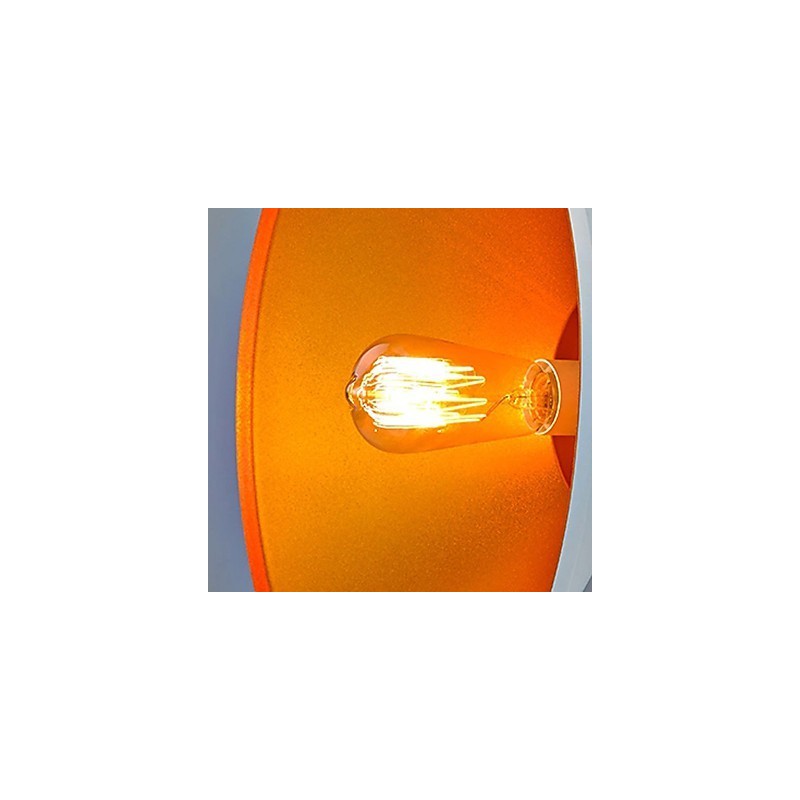 Lampadario mini moderno contemporaneo in metallo grigio