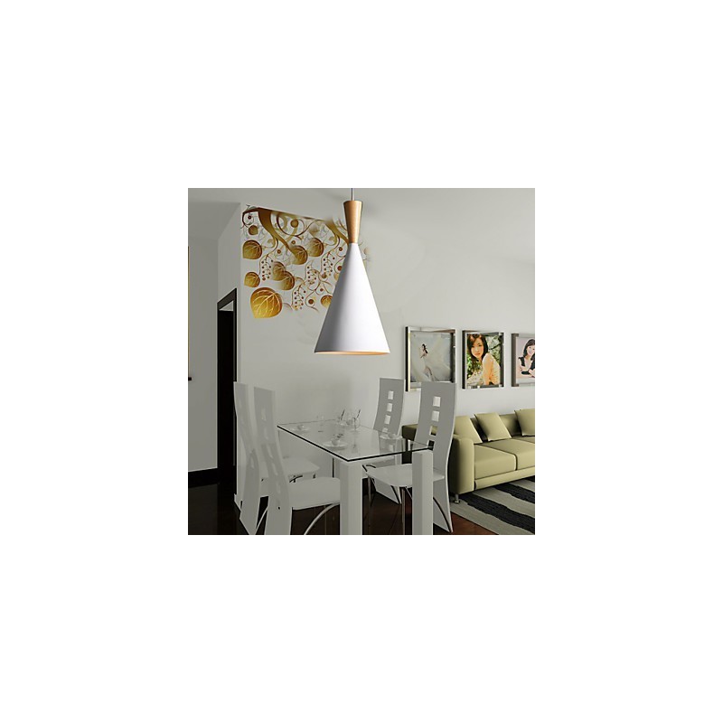 Lampadario a sospensione mini moderno contemporaneo in metallo bianco