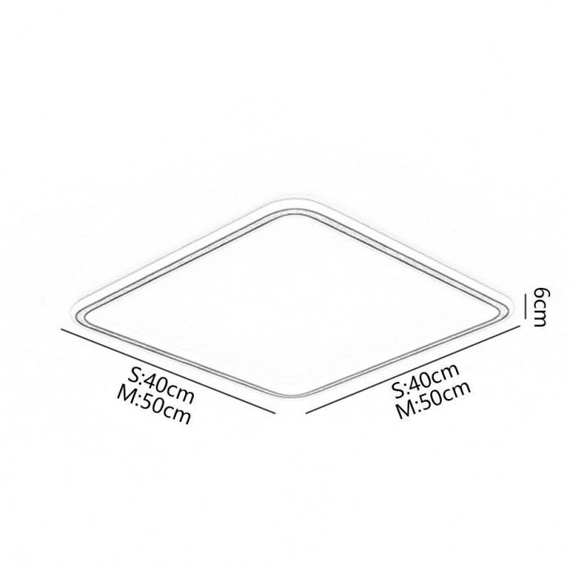 Plafoniera LED moderna minimalista da soffitto a filo ultrasottile