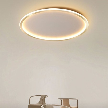 Plafoniera circolare LED minimalista a filo per soffitto