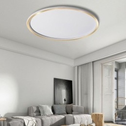 Plafoniera circolare LED minimalista a filo per soffitto