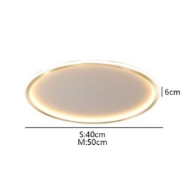 Plafoniera circolare LED minimalista a filo per soffitto