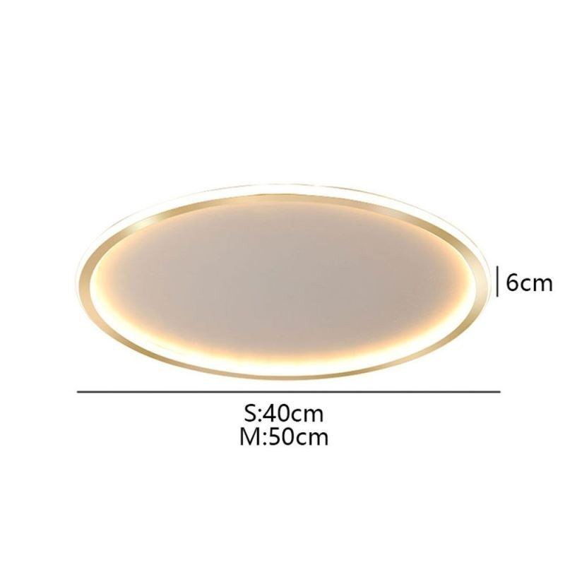 Plafoniera circolare LED minimalista a filo per soffitto