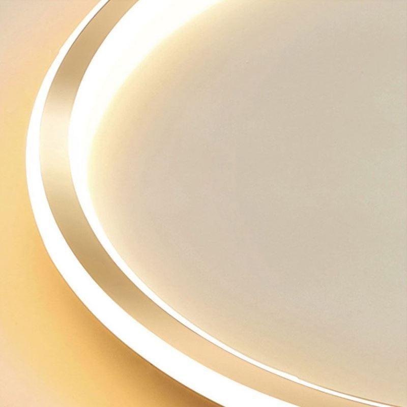 Plafoniera circolare LED minimalista a filo per soffitto