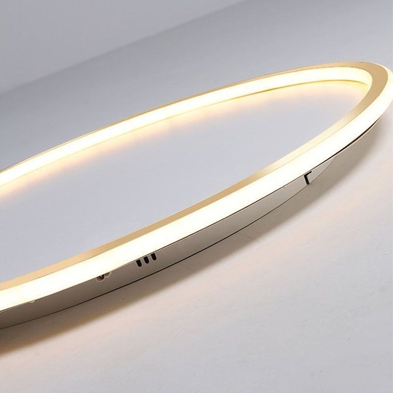 Plafoniera circolare LED minimalista a filo per soffitto