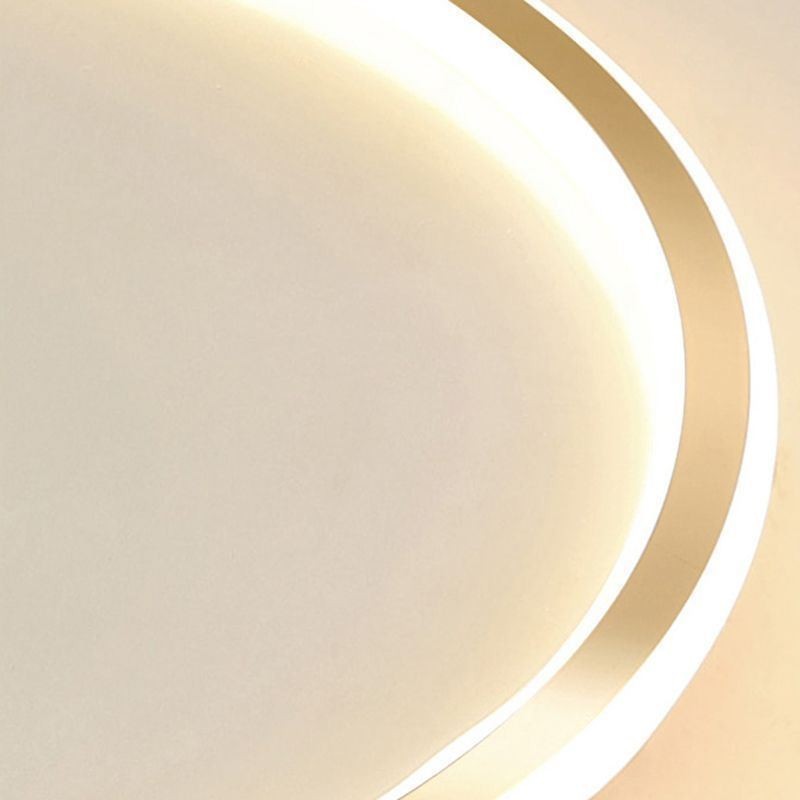Plafoniera circolare LED minimalista a filo per soffitto