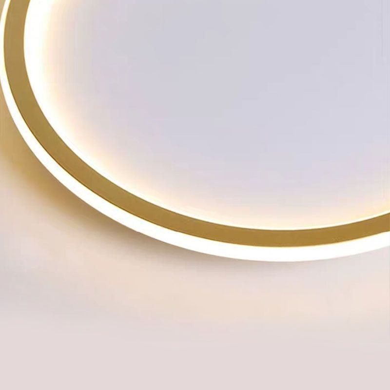 Plafoniera circolare LED minimalista a filo per soffitto