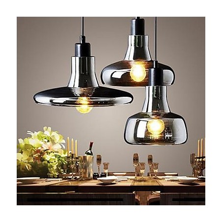 Lampada a sospensione europea a 3 luci in vetro