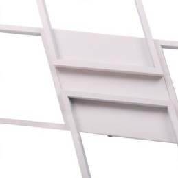Plafoniera LED minimalista a X in acrilico da incasso