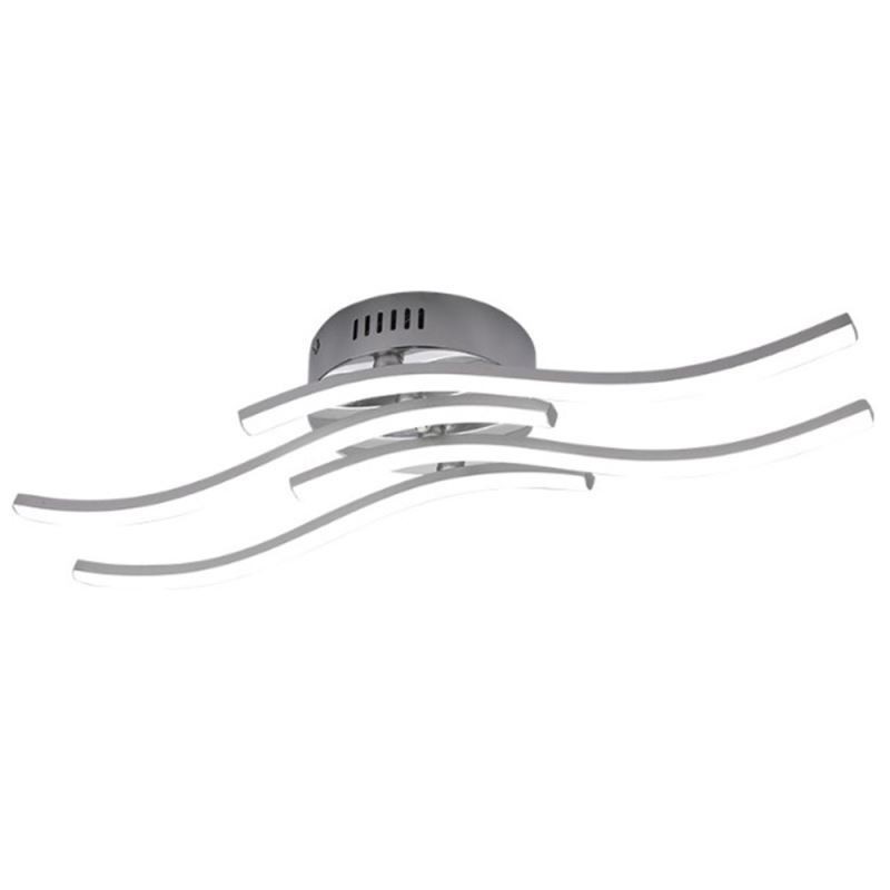 Plafoniera LED da soffitto a filo moderna semplice in acrilico a onda