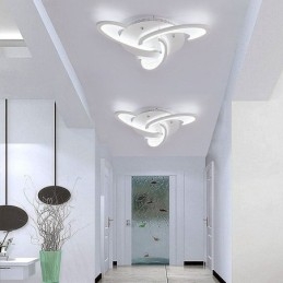 Plafoniera LED moderna semplice in acrilico a filo