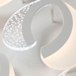 Plafoniera LED a forma di cuore in acrilico da incasso a filo