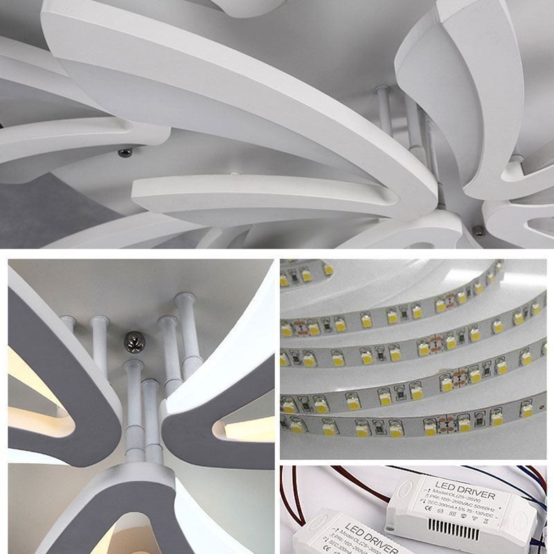 Plafoniera LED a filo Dandelion moderna semplice