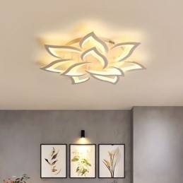 Plafoniera LED a filo a forma di girasole in acrilico