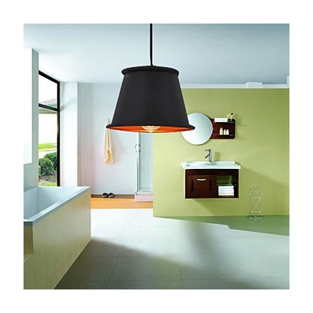 Lampadario a sospensione mini moderno contemporaneo in metallo nero
