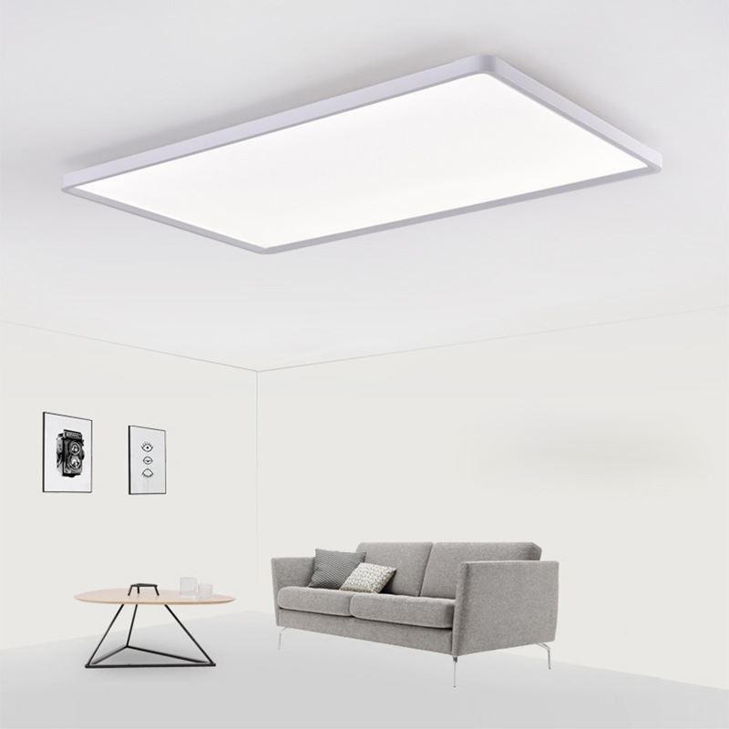 Pannello luminoso da soffitto nordico bianco super sottile a filo 80 x 40 x 5 cm 42 W
