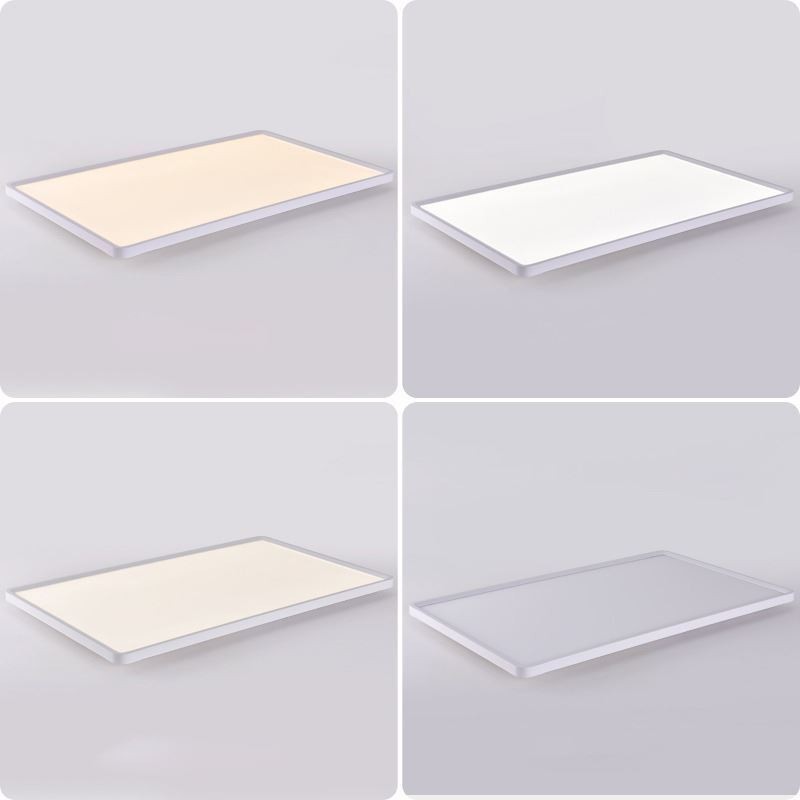 Pannello luminoso da soffitto nordico bianco super sottile a filo 80 x 40 x 5 cm 42 W