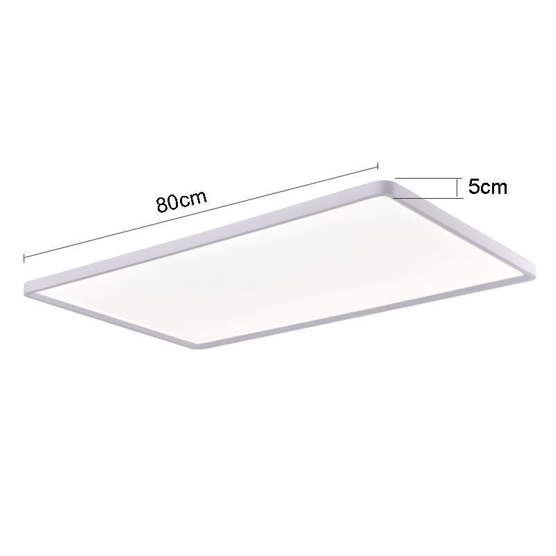Pannello luminoso da soffitto nordico bianco super sottile a filo 80 x 40 x 5 cm 42 W