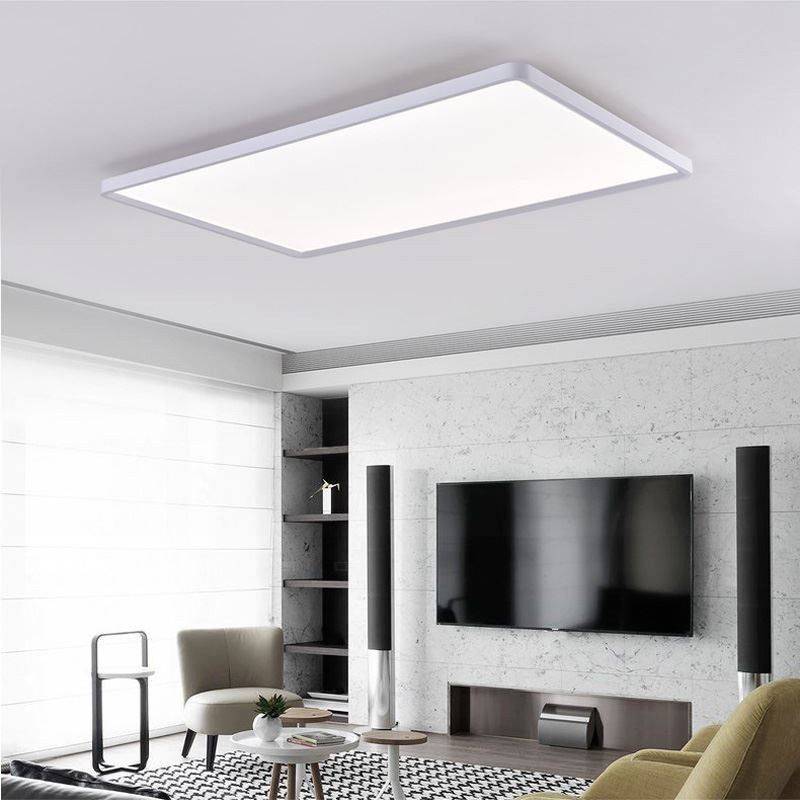 Pannello luminoso da soffitto nordico bianco super sottile a filo 80 x 40 x 5 cm 42 W