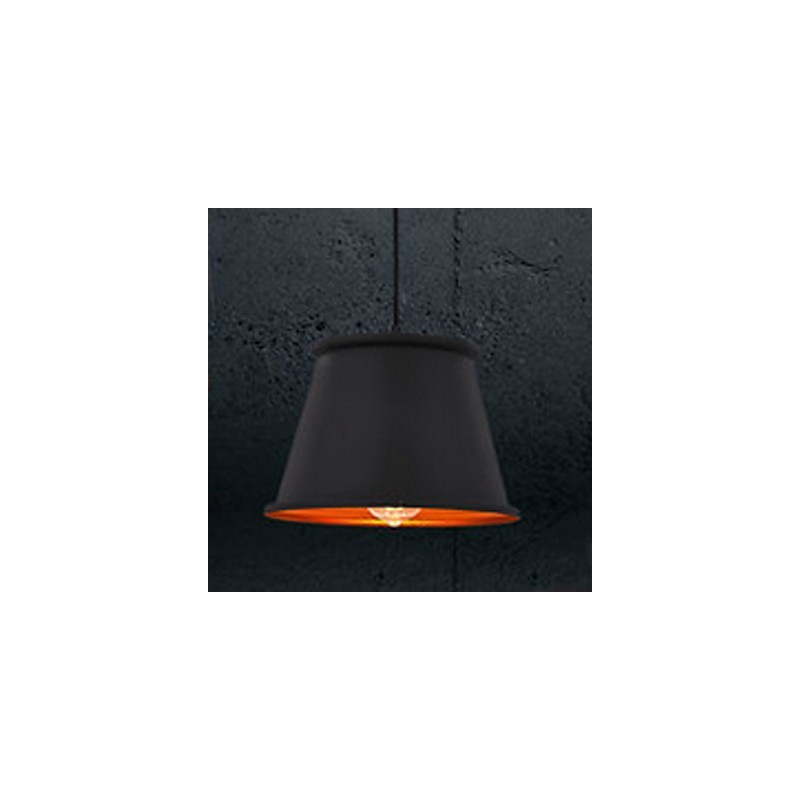 Lampadario a sospensione mini moderno contemporaneo in metallo nero
